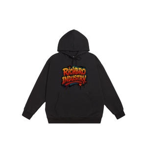 Sudadera con capucha para hombre de gran tamaño con diseño personalizado | Sudadera con capucha informal con cordón | Proveedor de ropa al por mayor OEM - Product Image 1