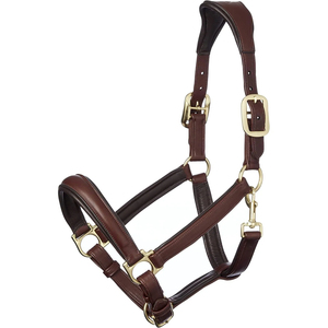 Bridon et harnais pour cheval en cuir de qualité supérieure réglables avec boucle en acier inoxydable, bridons en cuir de qualité supérieure pour chevaux - Product Image 1