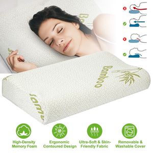 Cuscino Sagomato in Memory Foam di Bambù con Supporto per il Collo e Traspirabilità - Product Image 2