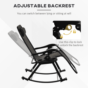 เก้าอี้เอนนอนสำหรับพักผ่อนกลางแจ้งอย่างสบาย - Product Image 5