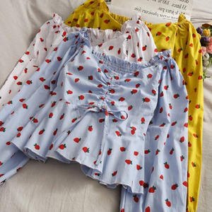 ชุดเดรสครอปท็อปลายดอกไม้สไตล์ Athleisure Coquette Y3K สำหรับผู้หญิง ชุดลำลองพิมพ์ลาย 1 ชิ้น แขนสั้น ผ้าทอ เหมาะสำหรับงานปาร์ตี้ ผลิตในบังกลาเทศ - Product Image 1