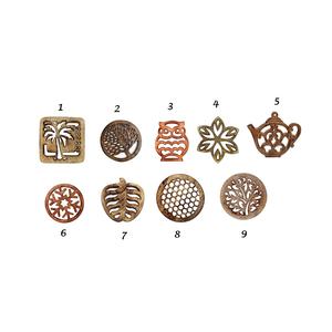 Sous-verre décoratif en bois de hibou sculpté à la main, tapis de boisson rustiques faits à la main pour la maison, la cuisine, le bureau et la décoration de cadeaux - Product Image 3