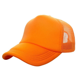 Adjustable 5-Panel Cotton Mesh Trucker Baseball Cap Lightweight Vintage Waterproof Sports Cap with Strap - Product Image 1