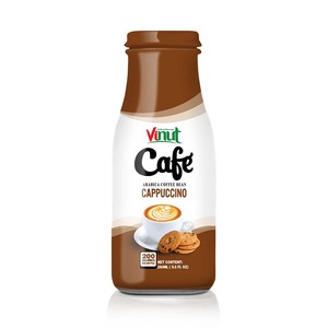 กาแฟคาปูชิโนเวียดนาม ขวด PET 280 มล. 9.5 ออนซ์ พร้อมดื่ม VINUT สำหรับผู้ค้าส่ง ผู้นำเข้า ผู้จัดจำหน่าย - Product Image 1