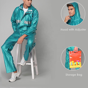 <b>Rain</b> Suit Premium Waterproof Rainwear <b>Jacket</b> and Pants Set Breathable Windproof Outdoor Protection OEM Bulk Supply - Product Image 5