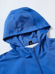 Veste OEM personnalisée pour hommes, survêtement léger avec coupe-vent zippé, streetwear, faible MOQ, vêtements d'extérieur avec logo personnalisé, vente en gros - Product Image 5