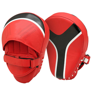Guantes de Boxeo Cómodos para Gimnasio, Entrenamiento de Fitness, Almohadillas de Enfoque para Golpes y Patadas, Almohadillas de Enfoque de Cuero Genuino - Product Image 1