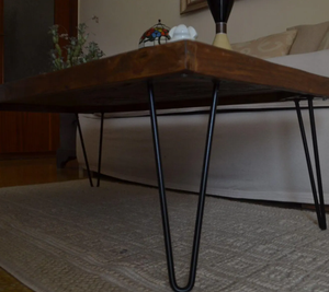 Modern Style Center Table with Metal Legs for Bedroom Living Room Home Office School Hotel Outdoor Use - Product Image 4