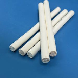 95 99 Corindon Alumine Thermocouple Plat Double Trou Quatre Trous <span class=keywords><strong>Isolation</strong></span> Conduit Isolé Al2O3 Céramique Tube Perforé Tuyau - Product Image 2