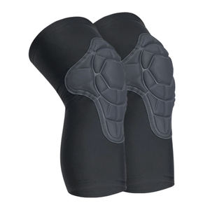 Manchons de compression rembourrés personnalisés pour genoux et jambes, protection longue anti-collision pour basketball, football, volleyball (paire) - Product Image 3