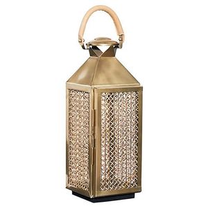 Lanterne à bougie en métal tressé, lanterne décorative vintage en fer pour la maison, le jardin, la table, l'éclairage - Product Image 5