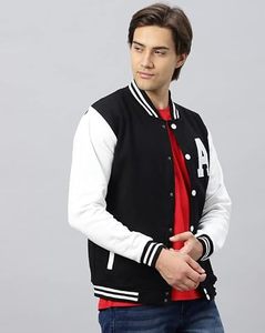 Factory Custom Womens Wool Blend Varsity <b>Jacket</b> White Faux <b>Leather</b> Sleeve Letter Embroidery Chenille Streetwear Letterman <b>Jacket</b> - Product Image 3