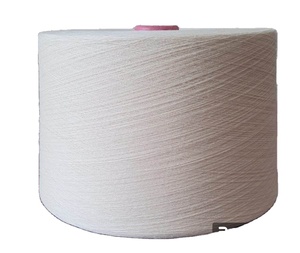 Factory Wholesale Ne 20/1 30/1 Raw White Cotton Combed Compact Yarn Anti-Pilling 100% Cotton Ring Spun Yarn for Knitted Fabric - Product Image 1