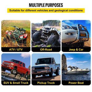 Corda da traino cinetica in nylon resistente da 2,5 cm x 80 cm, 15.2 kg di energia cinetica, con custodia protettiva, a doppia treccia per recupero veicoli - Product Image 6