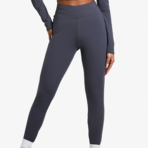 Leggings personnalisés pour femmes en gros, pantalons de sport à taille élastique, vêtements de yoga extensibles, usine de vêtements OEM - Product Image 4