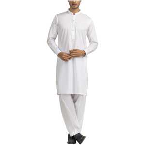 Salwar Kameez pour hommes, vêtements indiens et pakistanais, tenue traditionnelle confortable pour tous les jours - Product Image 1