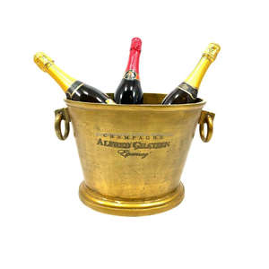 Bière Portable Refroidisseur De Vin Cuvette De Boisson Multifonctionnelle Avec Poignée Impression Personnalisée En Aluminium Moulé Champagne Refroidisseur De Vin Seau À Glace - Product Image 5