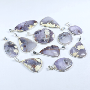 Nuevo Colgante de Piedra Preciosa Púrpura Opaca Hecho a Mano, Joyería de Moda al por Mayor, Estilo Bohemio, Único y Artístico - Product Image 5