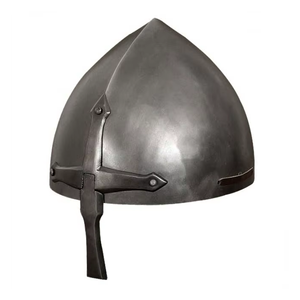 Réplica de Casco Nasal de Caballero Hospitalario, Artesanía en Metal, Acero de Calibre 18, Armadura Medieval, Historia, Cine, Televisión, Recreación Histórica - Product Image 2