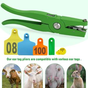 Ear Tag Pliers For Cattle Sheep Pigs Horses Rabbits Ear Label Scissors <b>Metal</b> Thorn <b>Tongs</b> For Animal Identification Equipment - Product Image 3