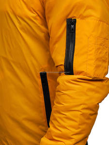 Chaquetas de bombardero impermeables de invierno para hombre, último diseño, etiquetas con logotipo personalizado, cortavientos de poliéster transpirable con cremallera, venta al por mayor - Product Image 6