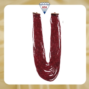 Natural <b>Red</b> Spinel Faceted <b>Beads</b> Loose Gemstone <b>Beads</b> for Jewelry Making Wholesale Bulk Premium Quality <b>Red</b> Spinel <b>Bead</b> Supplies - Product Image 2