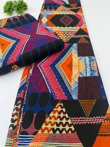 Premium South African Wax Print Ankara 100% Cotton Fabric Bold Color Textile for Clothing Crafts Accessories - Product Image 4