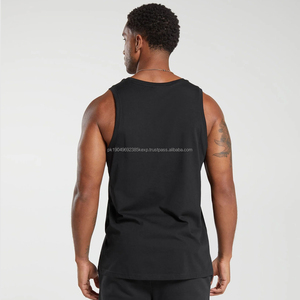 เสื้อกล้ามผู้ชายผ้าฝ้ายระบายอากาศ แห้งเร็ว สไตล์ลำลอง แบบถัก ราคาส่ง แข่งขันได้ - Product Image 2