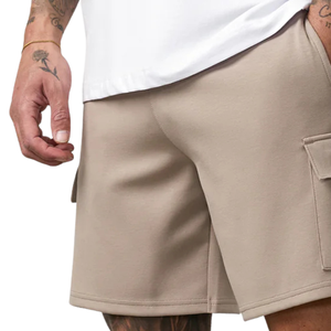 Shorts cargo de voyage pour homme 100% coton, décontractés, sportifs, avec poches utilitaires, pour la course à pied, les sports d'été et les activités sportives - Product Image 5