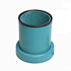 Vente en gros usine : Ensemble de gobelets à dés de jeu en cuir, personnalisables (logo et couleur), avec gobelet agitateur et 5 dés à points - Product Image 5