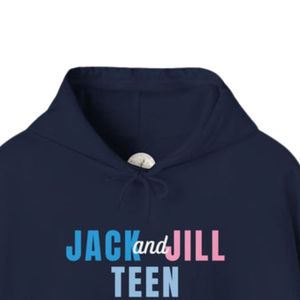 Sweat-shirt à capuche bleu pour adolescents, en molleton doux, à manches longues, décontracté, pour l'hiver, vêtements de mode - Product Image 5