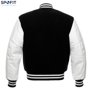 Fabricant OEM – Blousons universitaires de haute qualité pour garçons, blousons de baseball personnalisés avec broderie, blousons universitaires style streetwear pour hommes - Product Image 2