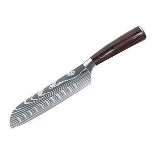 Juego de Cuchillos de Chef de Acero de Damasco Premium, Colección de Cuchillos de Cocina Profesionales para Servicios de Catering en Hoteles y Restaurantes, y Cocina Doméstica - Product Image 3