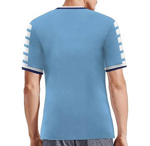 Maillot de football personnalisé de haute qualité, imprimé avec le nom de l'équipe, le numéro et le logo, 100% polyester, séchage rapide, UPF 50, short pour hommes et unisexe - Product Image 3