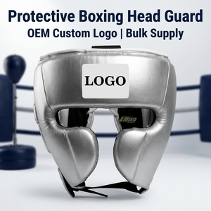 Adjustable Padded Face Protection Training Gear With Secure <b>Ear</b> <b>Cover</b> And Boxing Head Guard Sports Equipment Customized - Product Image 3