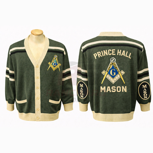 <b>Men</b>’s Masonic Logo Sweater – Premium Knitted Freemason <b>Pullover</b>, Comfortable Casual Winter Wear, Custom Design & Private Label - Product Image 3