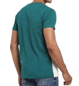 Nouveauté T-shirt décontracté pour homme 100% coton Logo personnalisé sur le devant Tissu en molleton tricoté uni Séchage rapide et respirant - Product Image 4