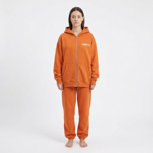 Conjunto de Sudadera con Capucha Extra Grande y Pantalones Deportivos para Mujer, Traje Deportivo Informal de Dos Piezas para Otoño e Invierno - Product Image 5