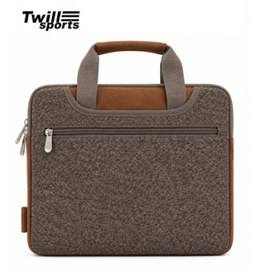 Elegante Funda de Fieltro para Portátil, Delgada, con Etiqueta Privada, Asa y Cierre de Cremallera - Product Image 2
