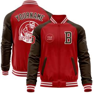 เสื้อแจ็คเก็ตเบสบอลแบบ Letterman ราคาโรงงาน รับสั่งทำตามแบบ ชุดทีมพร้อมปักชื่อและหมายเลข ติดกระดุมด้านหน้า ชุดกีฬาวาร์ซิตี้ ผู้ผลิต - Product Image 3