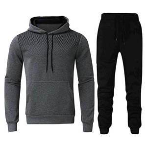 Ensemble de survêtement d'été 2 pièces respirant, coupe ajustée, avec logo imprimé personnalisé, pantalon de survêtement et sweat à capuche, taille XL - Product Image 2