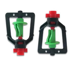 Micro-asperseur rotatif à 360 degrés de haute qualité, rotor vert, cadre noir, mini-pulvérisateur d'eau pour l'agriculture et les serres - Product Image 3
