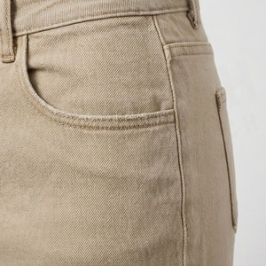 Falda lápiz de satén transpirable de cintura alta para mujer, estilo japonés, hasta la rodilla, color sólido, informal - Product Image 5