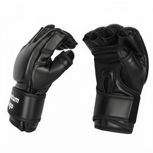 Custom Logo Open Palm Grappling Mitts for Martial Arts UFC Training & Combat Sports Factory Wholesale - Product Image 3
