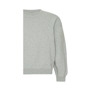 เสื้อสเวตเชิ้ตผู้ชายพรีเมียม คอโอ ผ้าฝ้ายถักนิตเนื้อนุ่ม 100% น้ำหนัก 240 กรัม เป็นมิตรต่อสิ่งแวดล้อม ระบายอากาศได้ดี ไม่บุซับใน ลายปักด้านหน้า - Product Image 4