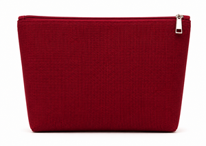 Petite trousse de toilette en jute marron AMANI avec fermeture éclair, légère et suspendable, portable, écologique, pour le rangement du maquillage - Product Image 5