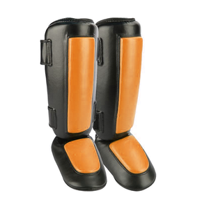 Football Shin Guards Professional Protection Hard Shell Breathable Padding Lightweight Adjustable Straps Carbon Fiber <b>Frame</b> for - Product Image 2