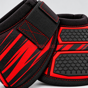 Botas de protección para pezuñas de caballo con diseño ligero, correas resistentes y construcción resistente a la abrasión para entrenamiento de equitación. - Product Image 6