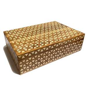 Caja de Almacenamiento de Joyas con Incrustaciones de Hueso Ecológica, Producto de Madera Hecho a Mano en India, Diseño Personalizado con Logotipo, Incrustaciones de Hueso - Product Image 1