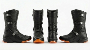 Motorcycle Riding Boots <b>Waterproof</b> Protective Gear Anti Slip High Performance Solid Color Custom Logo Motocross Safety Boots - Product Image 2